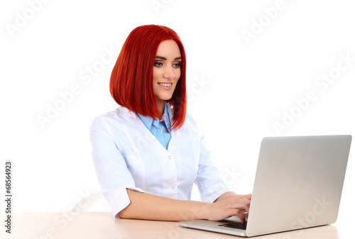 Young beautiful business wo...