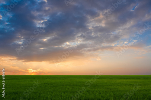 Backgrounds with sunset sky