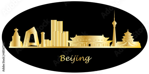 beijing china city skyline