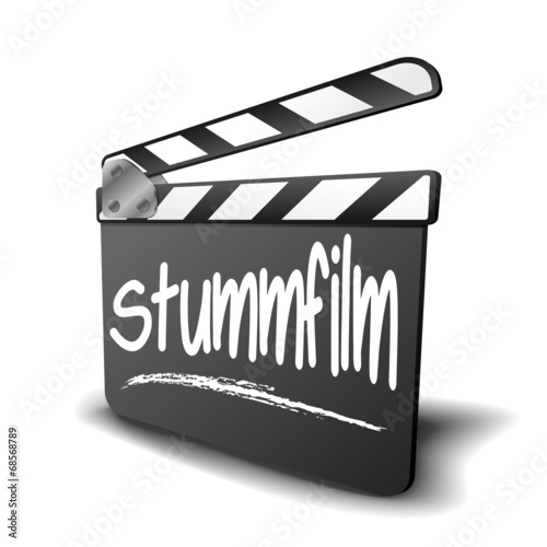 Filmklappe Stummfilm