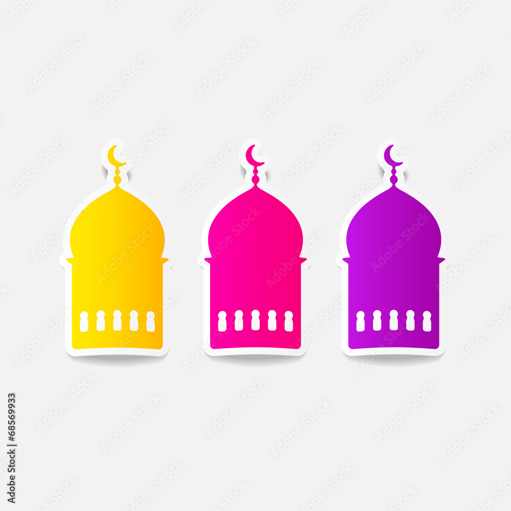 realistic design element: ramadan realistic design element: ramadan