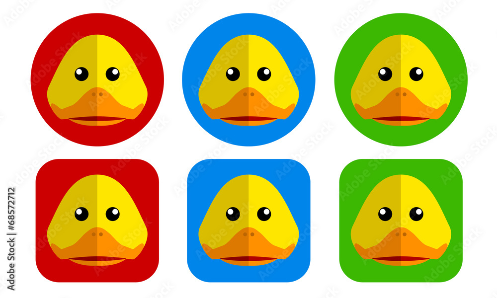 Duck flat icon Duck flat icon
