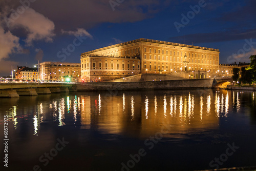 Canvas Print Royal palace of Sweden