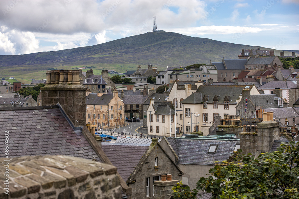 Obraz premium Lerwick, Shetland,Scotland4