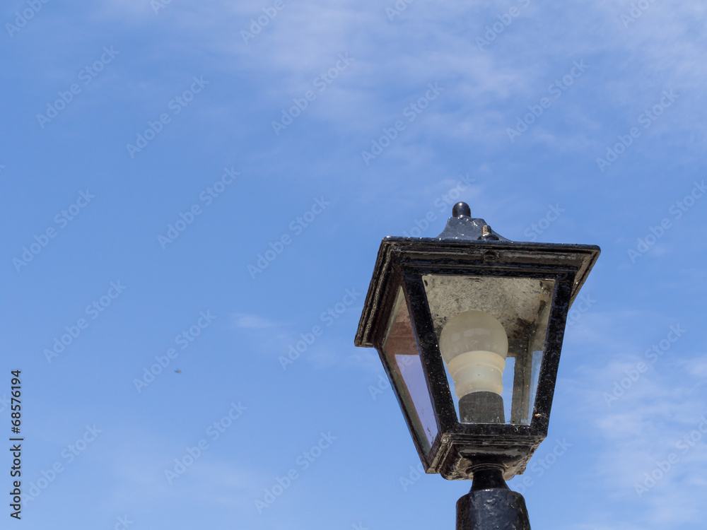 Fototapeta premium Old antique lamppost