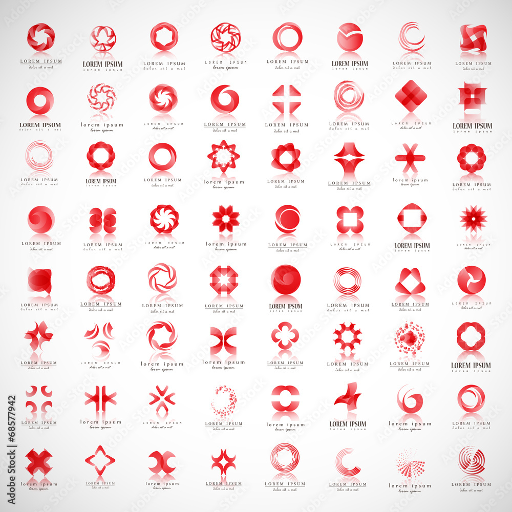 Unusual Icons Set - Isolated On Gray Background Unusual Icons Set - Isolated On Gray Background