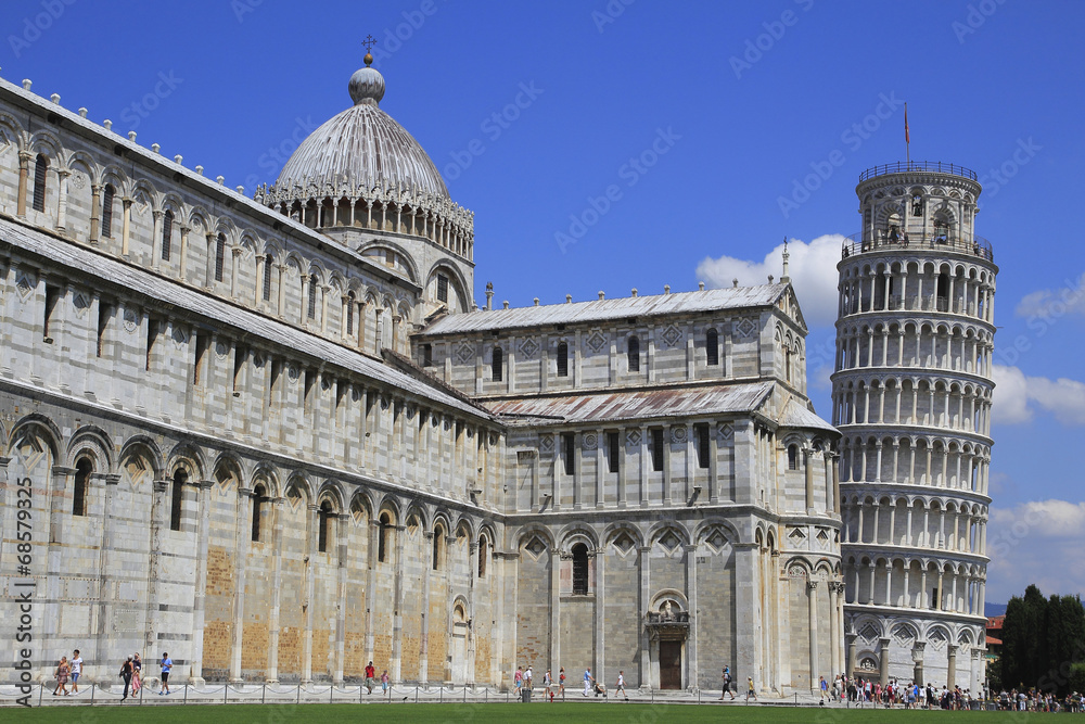Pisa. The Dome and leaning tower