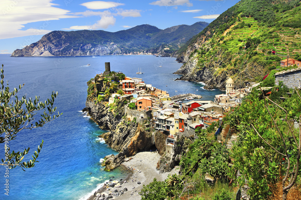 Vernazza -  scenic village in Ligurian coast of Italy