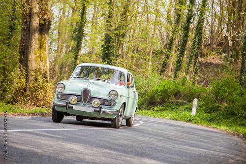 Vintage car on the road, Classic Vehicles