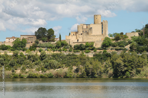Castellet Castle and Foix dam photo