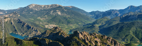 Panoramic landscape of Serra de Busa