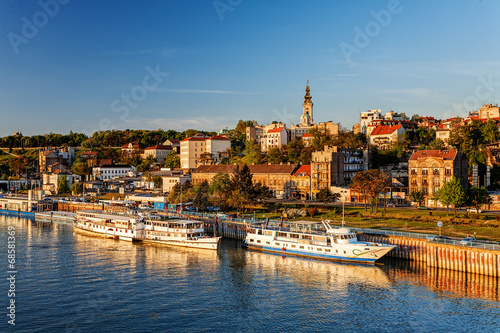 Belgrade from river Sava photo
