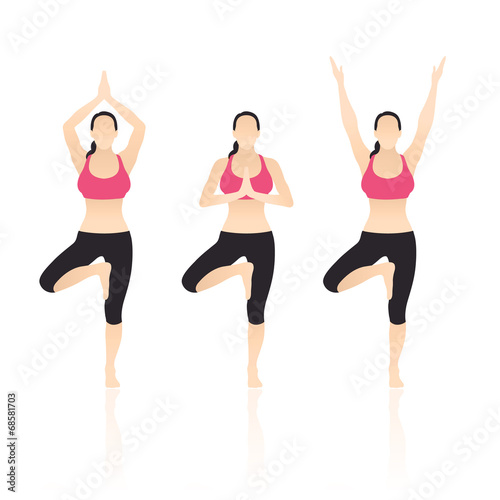 Yoga Actions Vector