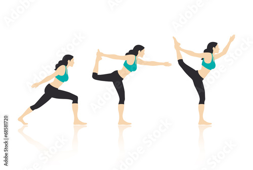 Yoga Actions Vector