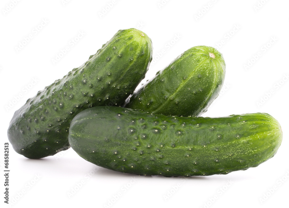 Cucumber vegetable isolated on white background cutout Cucumber vegetable isolated on white background cutout