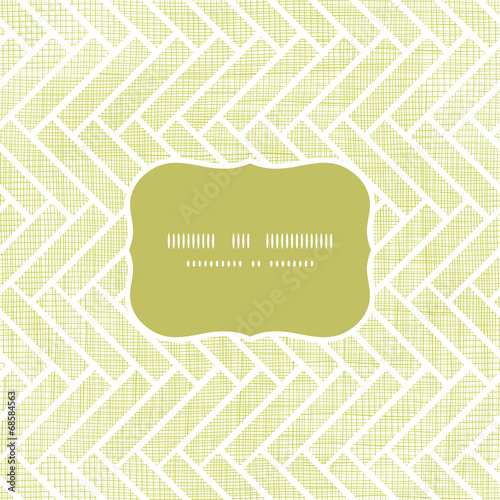 Abstract textile parquet frame seamless pattern background