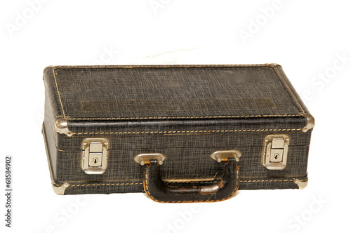 small antique case on white