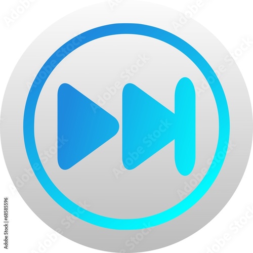 Fast forward icon (vector)