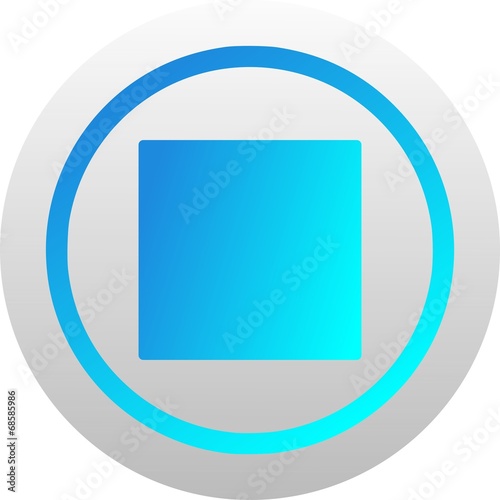 Stop icon (vector)