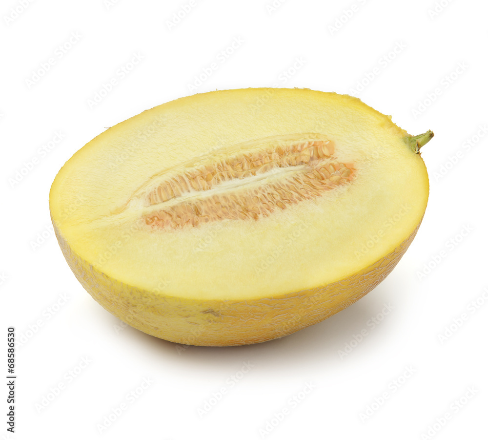 Half of cantaloupe melon Half of cantaloupe melon