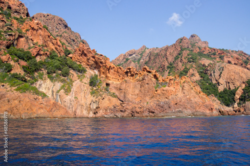 Scandola Nature Reserve, UNESCO World Heritage site, Corsica, Fr