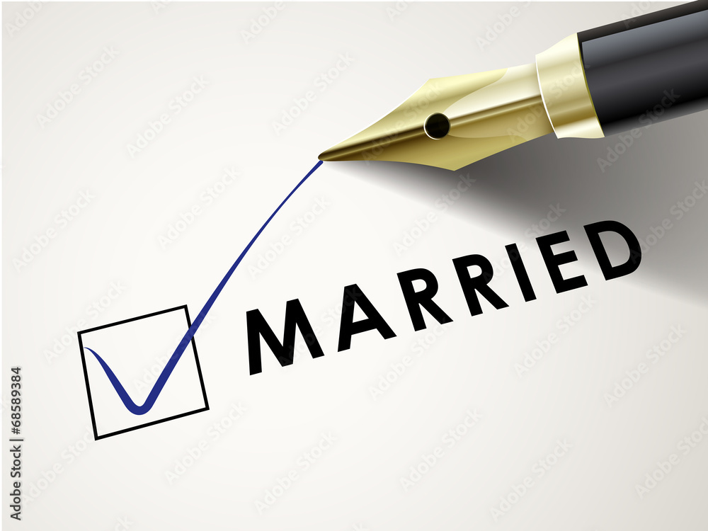 The Word Married On Paper With A Fountain Pen Stock Adobe Stock the-word-married-on-paper-with-a-fountain-pen-stock-adobe-stock
