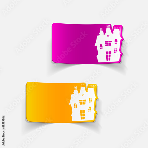 realistic design element: house