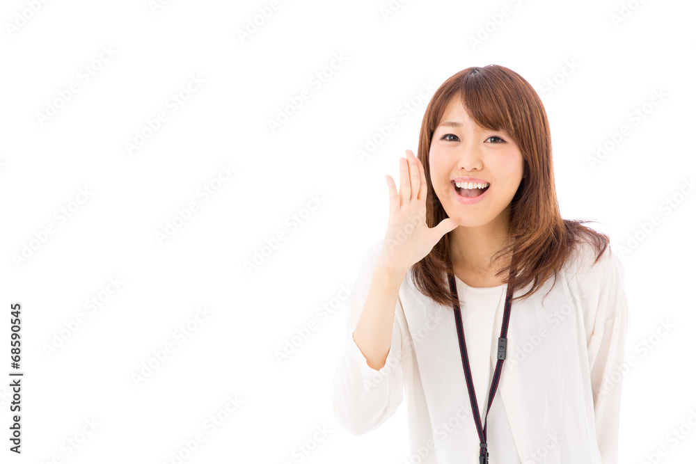 asian businesswoman on white background asian businesswoman on white background