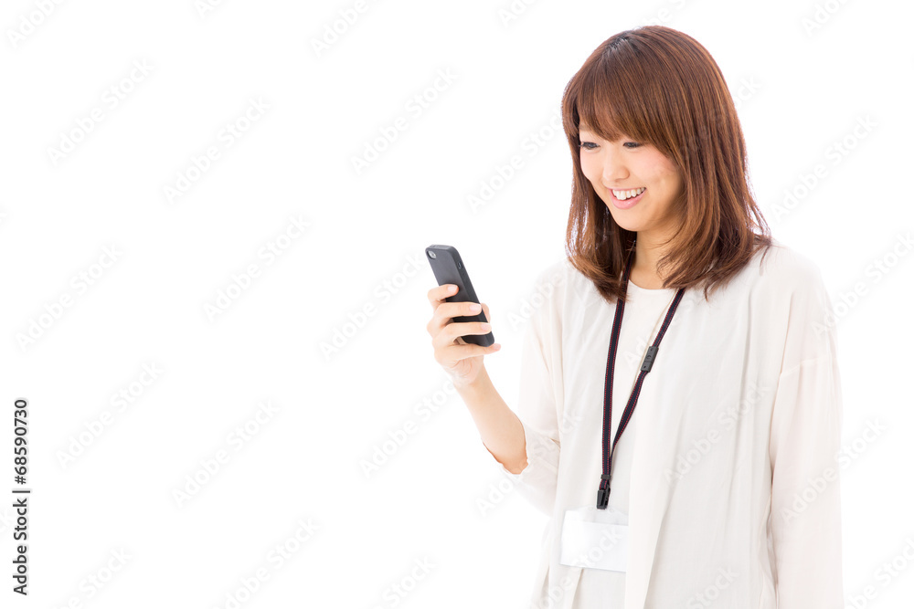 asian businesswoman on white background asian businesswoman on white background