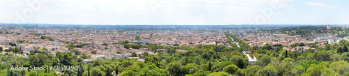 panorama of Nimes