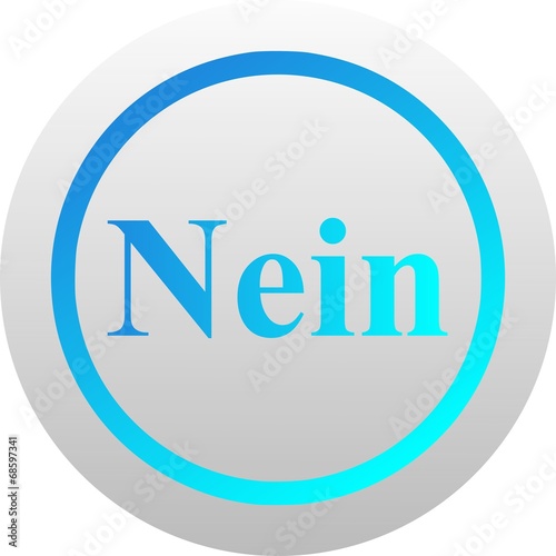 Nein icon (vector)