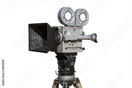 Old film movie camera
