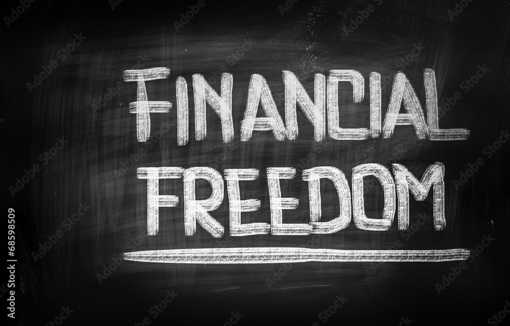 Financial Freedom Concept Financial Freedom Concept