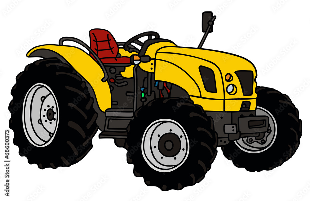 Obraz premium small tractor