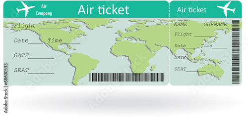 Variant of air ticket