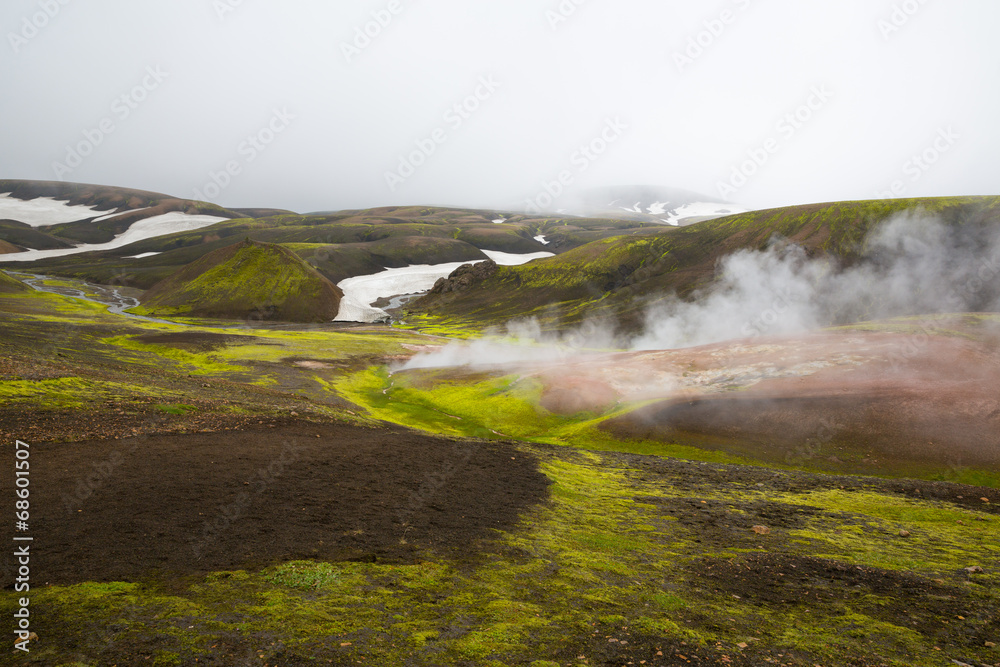 Geothermal area Landmannalaugar
