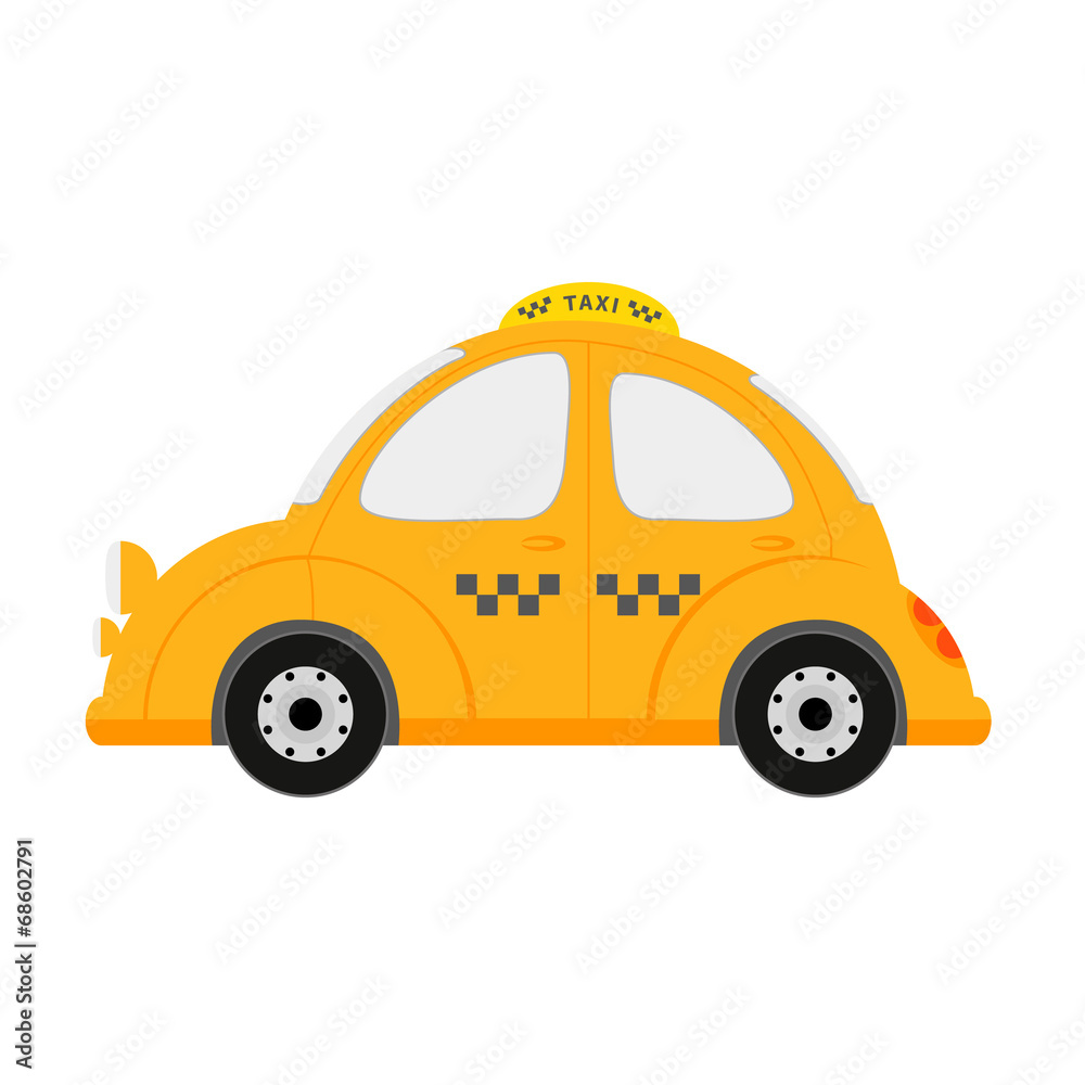 Obraz premium Small taxi car