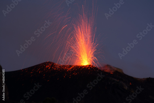 Eruption du Stromboli