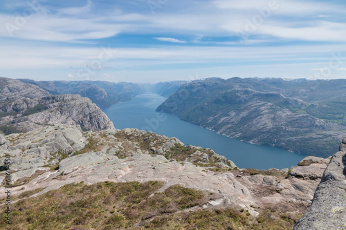 Lysefjord View from Preikestolen