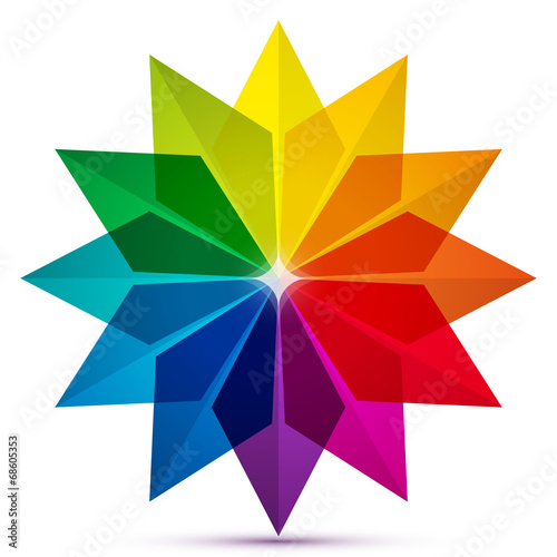 Colored Star Icon