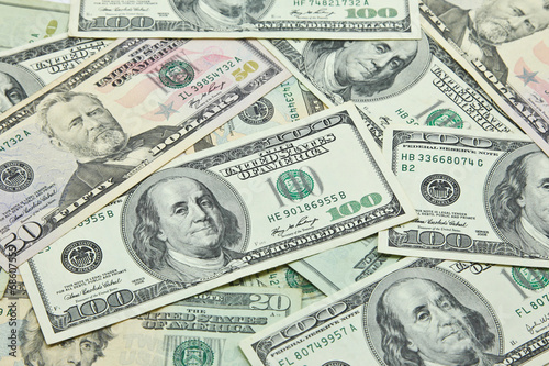 US Dollar banknotes