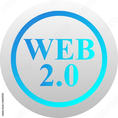 Web 2.0 icon (vector)