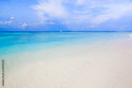 White sand beach of Andaman Sea in Tachai island - Thailand