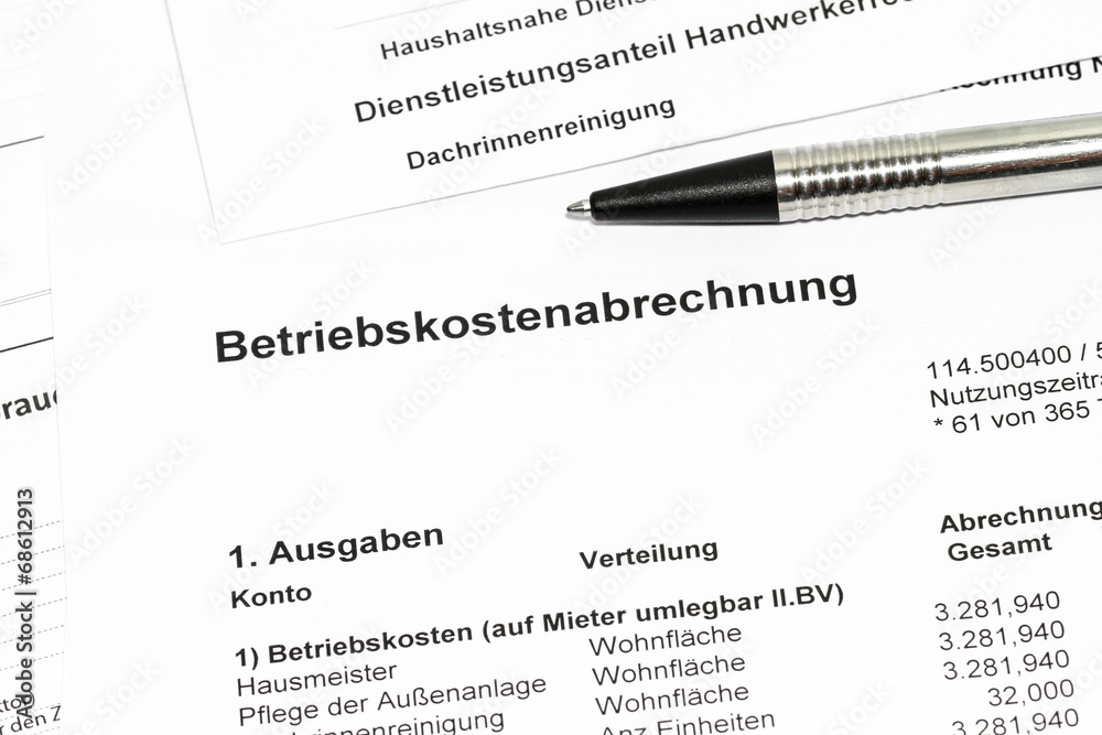 Betriebskostenabrechnung Was Ist Das