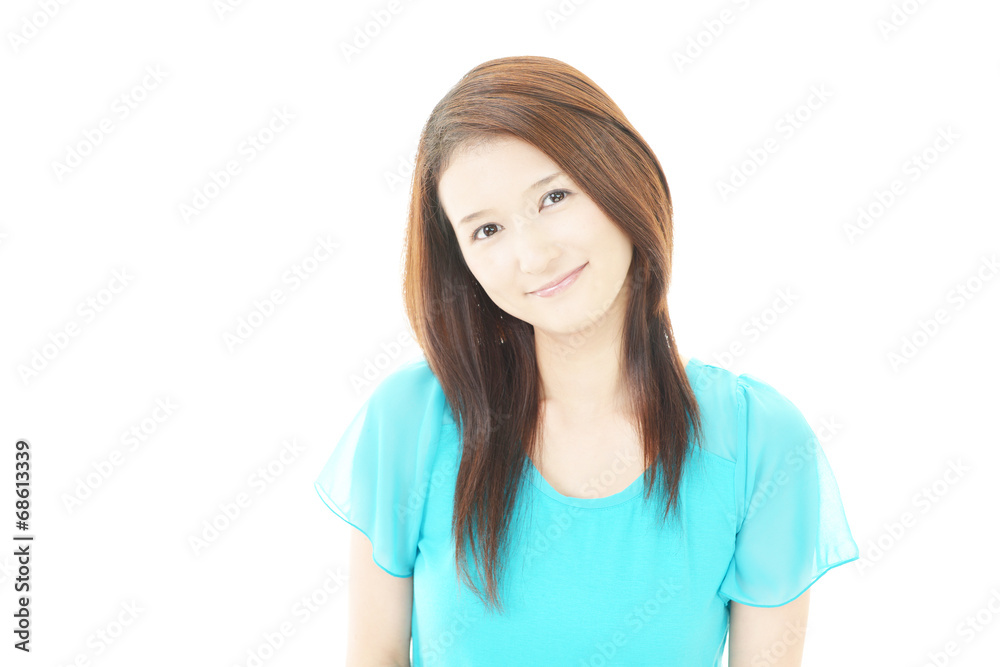笑顔の女性 笑顔の女性