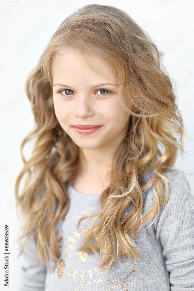 portrait of a beautiful fashion little girl portrait of a beautiful fashion little girl
