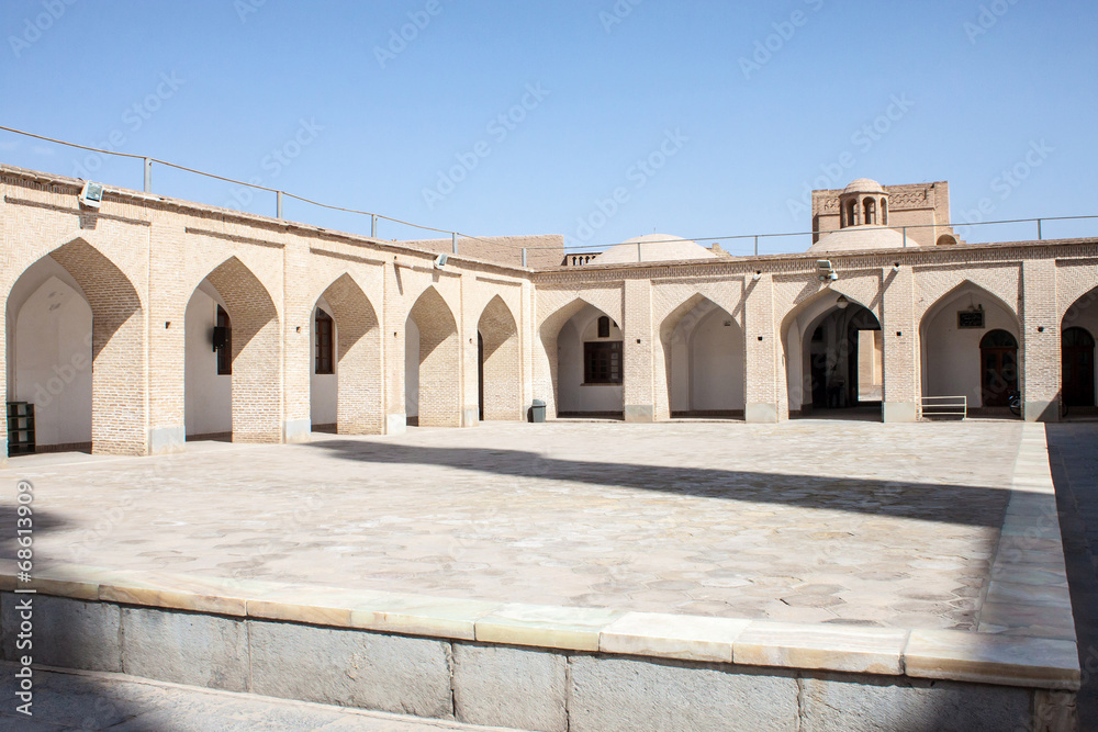 Jameh Mosque in Yazd, Iran.