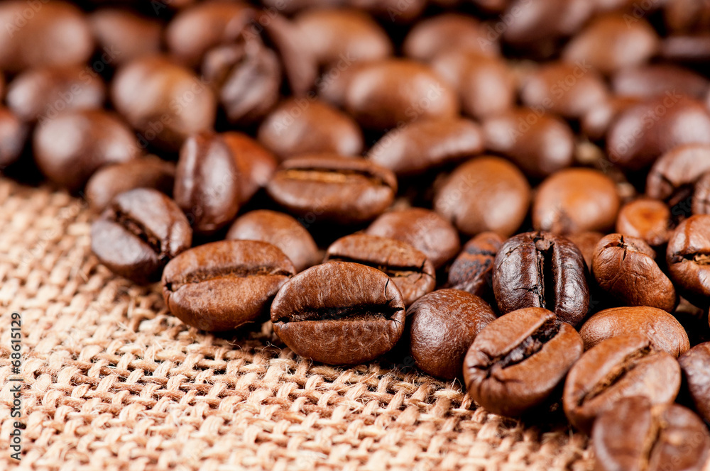 Naklejka premium Coffee background