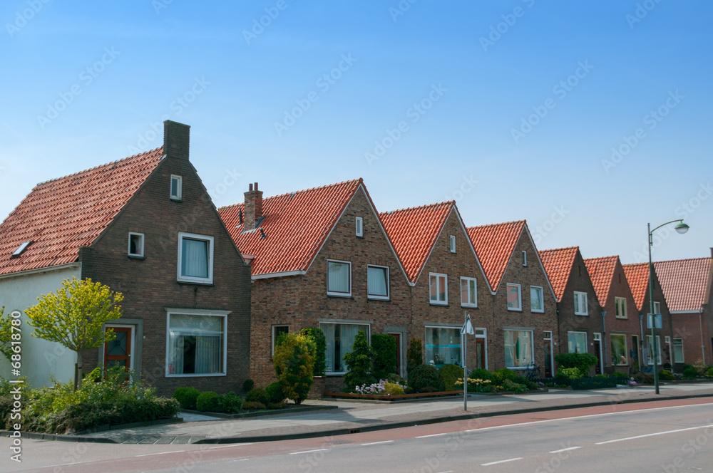 linked houses in Volendam linked houses in Volendam