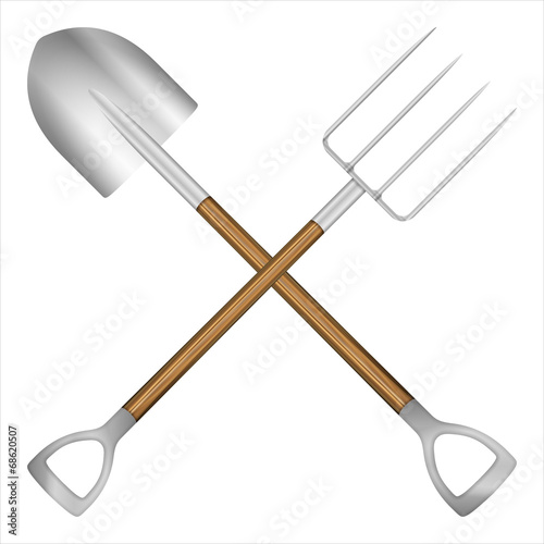 shovel and pitchfork